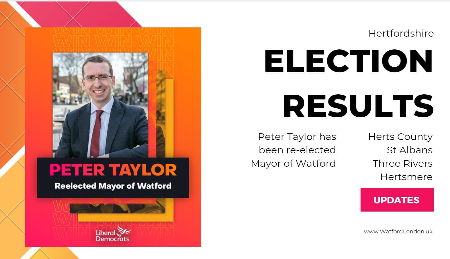 Watford Election Results 2022 Watford Hertfordshire UK News